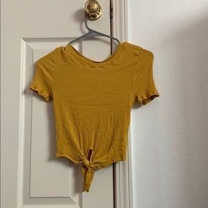 Yellow tee